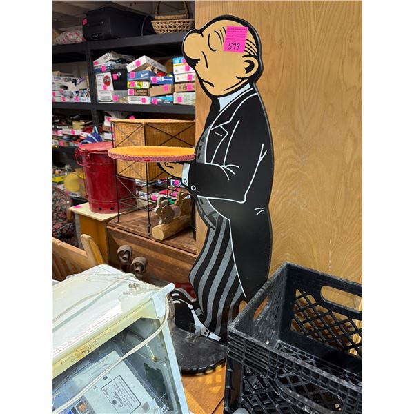 Butler tray 36 inches tall
