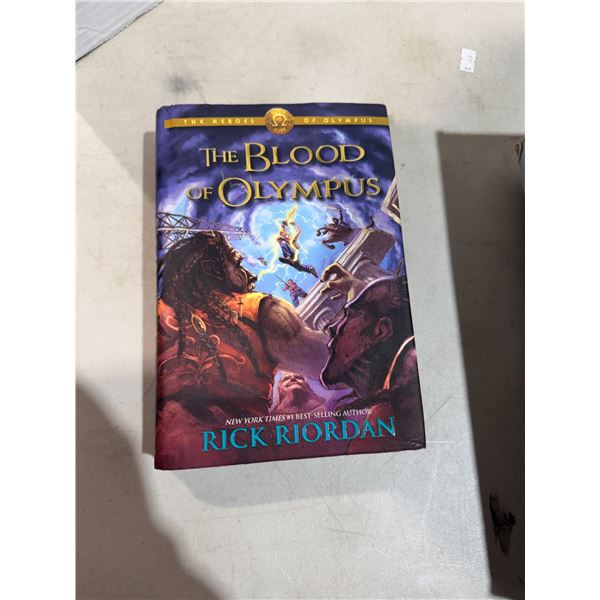 Rick Riordan book, the blood of Olympics