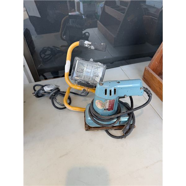 Sander and Work light