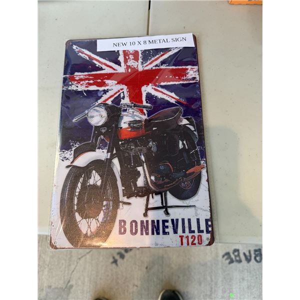 Tin sign 8 x 10