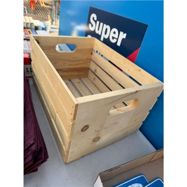 Wood crate