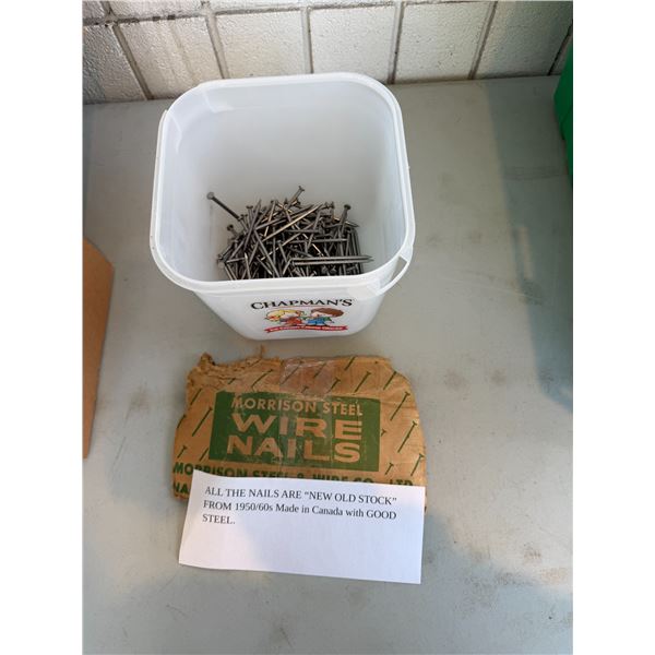Nails from New old stock made  in Canada
