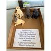 Image 1 : Sand cast dog figurines