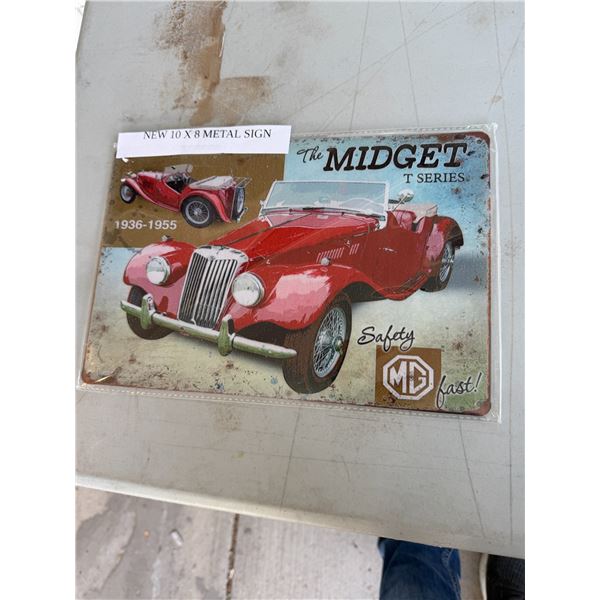 Tin sign 10" x 8