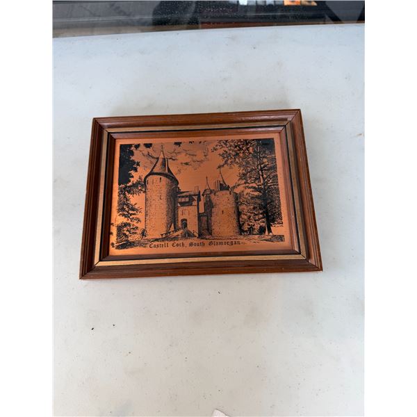 Copper etched decor