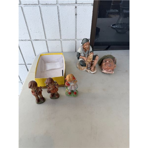 Assorted figurines