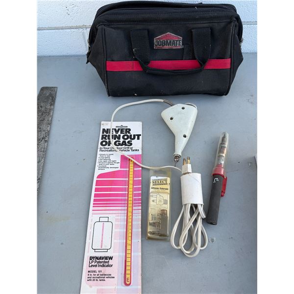 Job meat bag level indicator tank and engine connector female 5/16 inch and other items