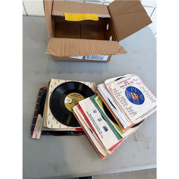 30  records 45's