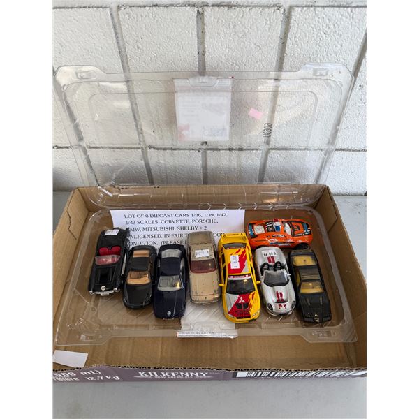 Diecast cars 1/43rd scale