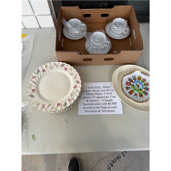 Assorted collectible dishware