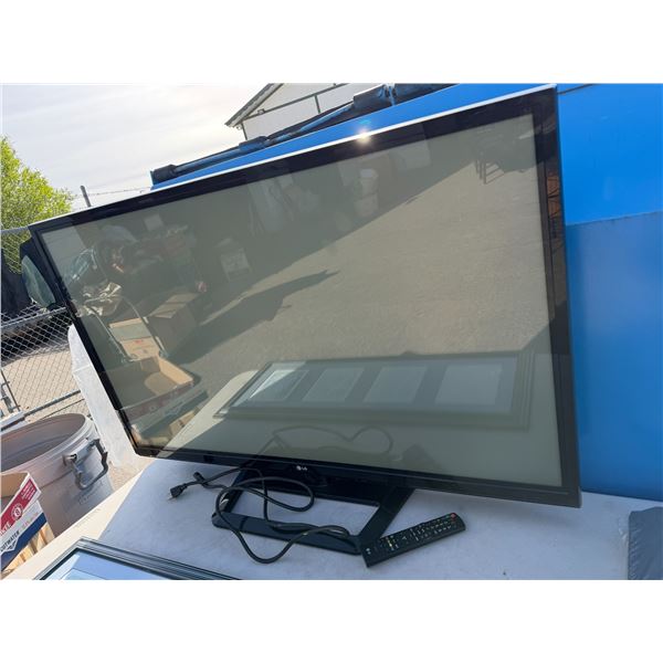 LG TV with remote