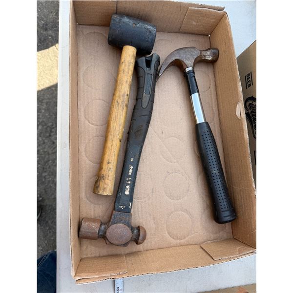Hammers and rubber mallet