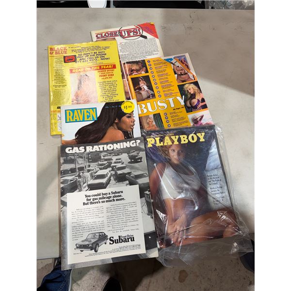 Graphic adult magazines