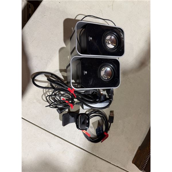 Computer speakers and Microsoft camera