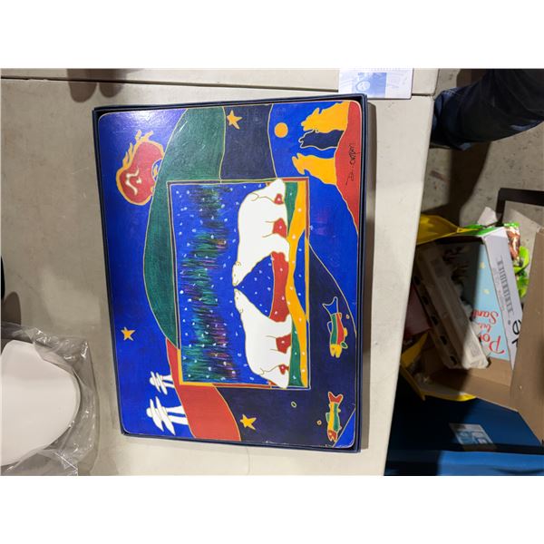 Dawn OMAN meat cheese artist born in Yellowknife artwork