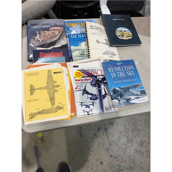 Ships book flying the male book and other aviation books, etc.