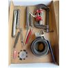 Image 1 : Assorted tools, clamps, and chisel