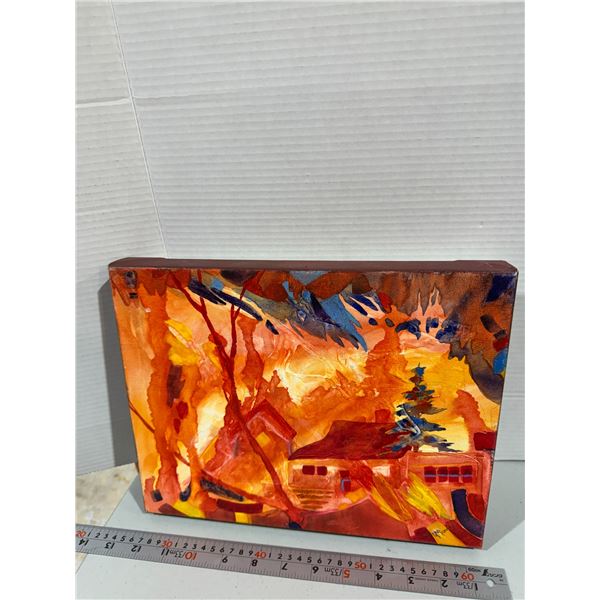Yvonne Morrish artist acrylic painting