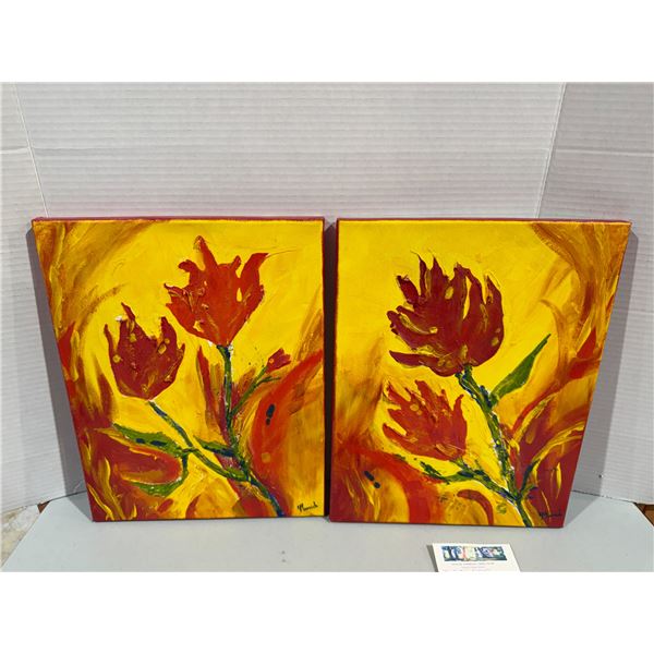Yvonne Morrish artist acrylic painting