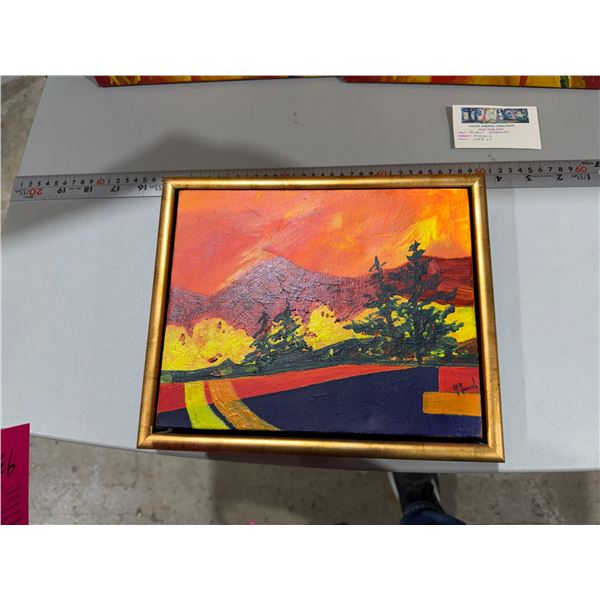 Yvonne Morrish artist acrylic painting