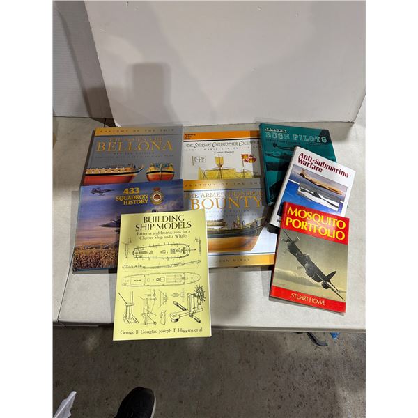 Ship and airplane books