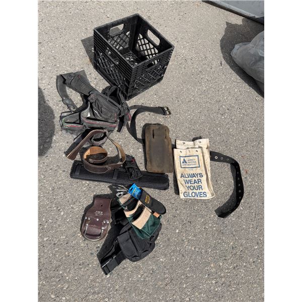 Assorted tool pouches