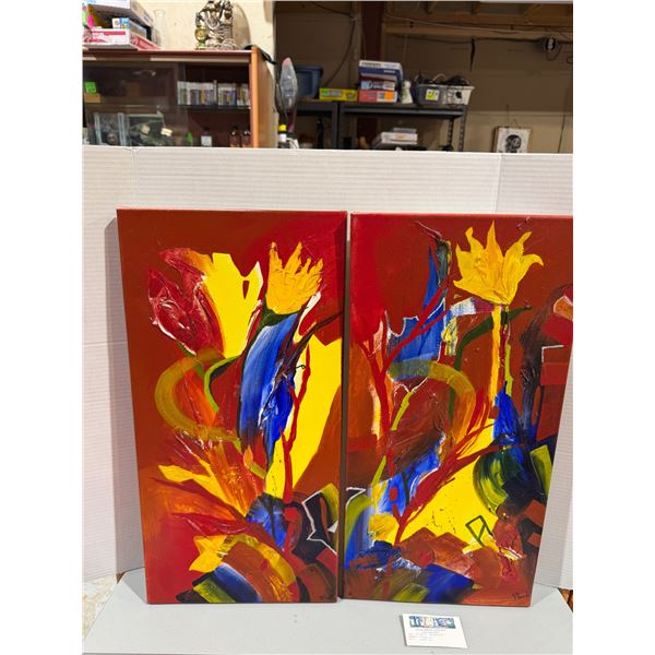 Yvonne Morrish artist acrylic painting