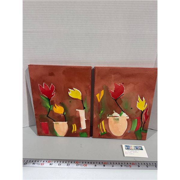 Yvonne Morrish artist acrylic painting