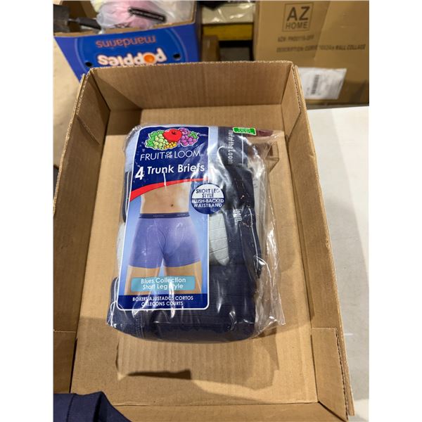 Fruit of the loom size, small trunk briefs