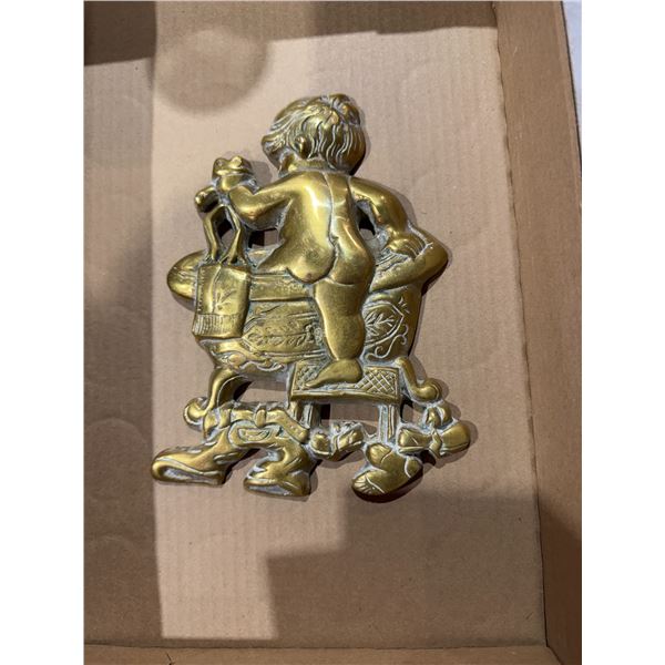 Vintage brass decor