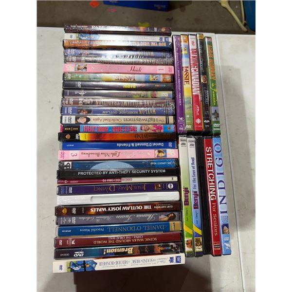 Mostly new DVDs