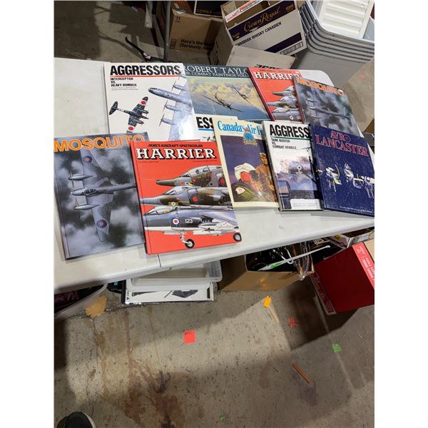 Assorted aircraft books