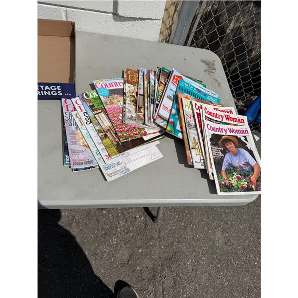 Country woman and country living magazines