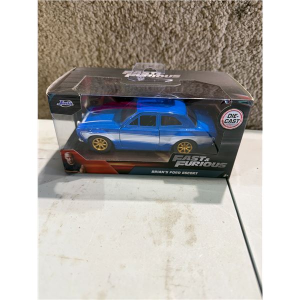 Fast and furious Brians Ford escort diecast car