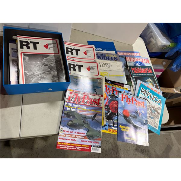 Fly past and international plastic model society of Canada magazine