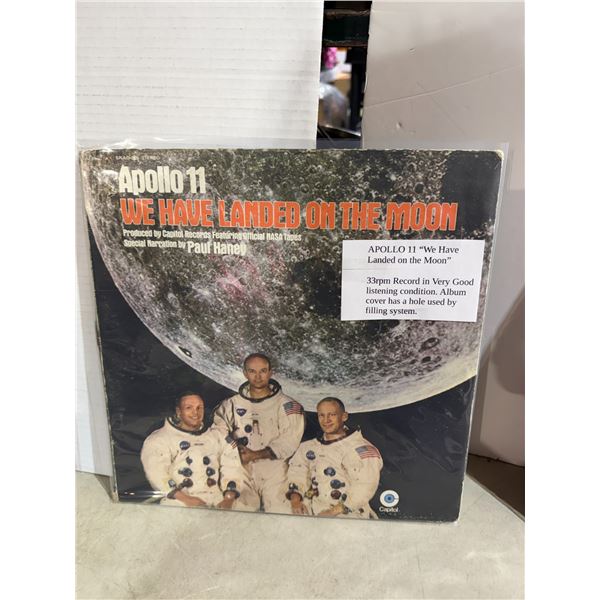 Apollo 11 we have landed on the moon record