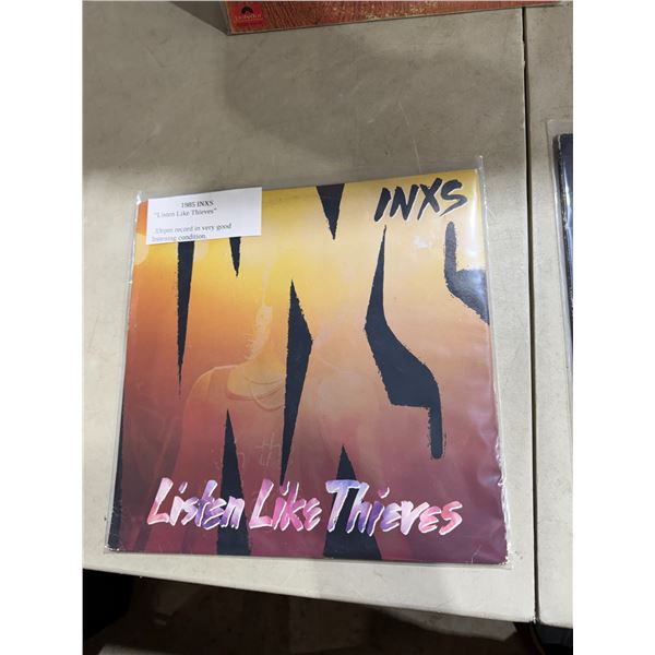 1985 INXS listen like thieves record