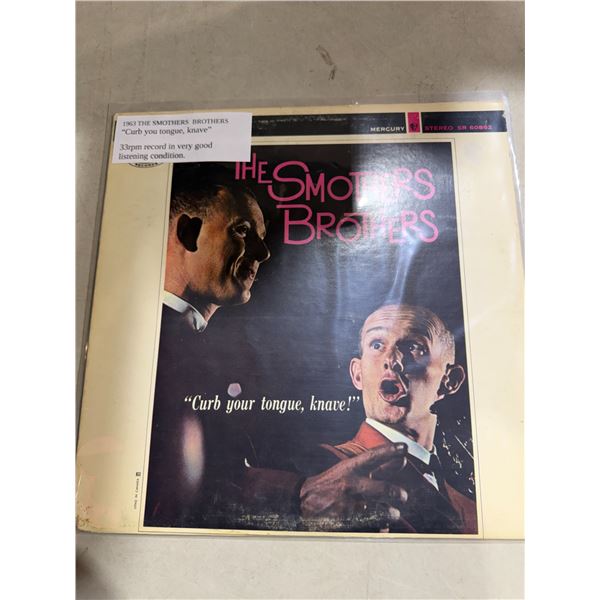 1963 the smothers Brothers curb your tongue, KNAVE record