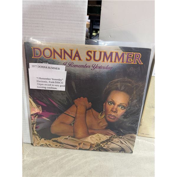 Donna Summer 1977 I remember yesterday record