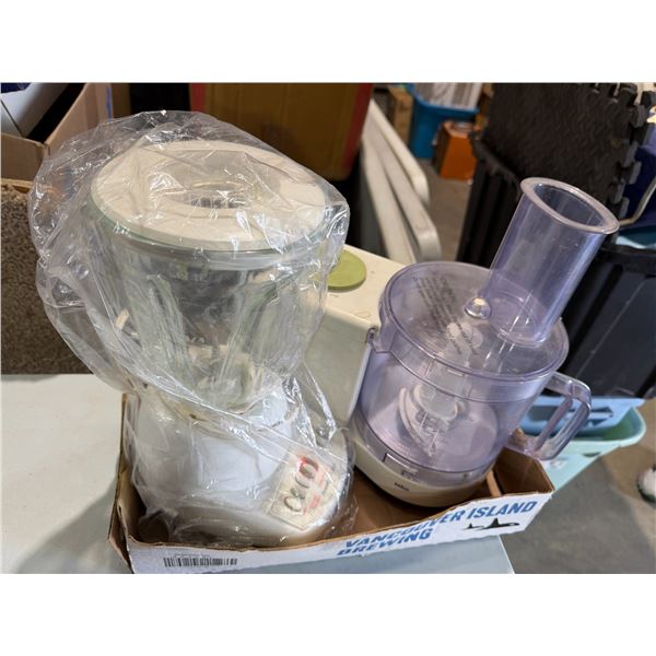 Food processor and blender