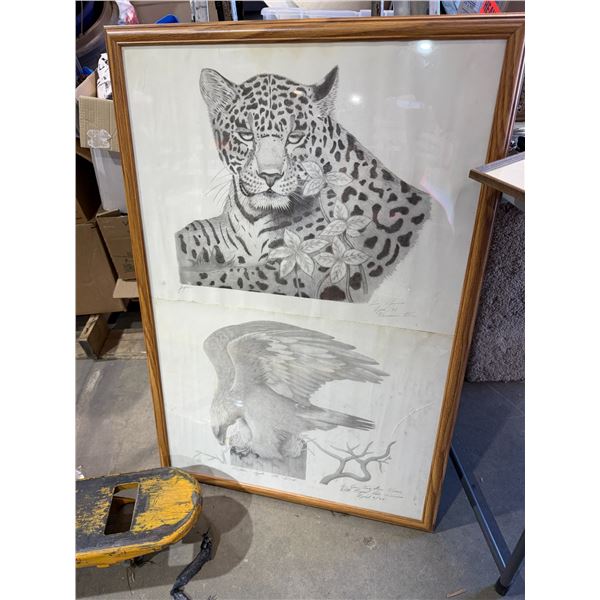 Art, sketches, numbered and signed