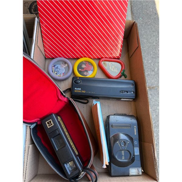 Kodak and Cannon cameras