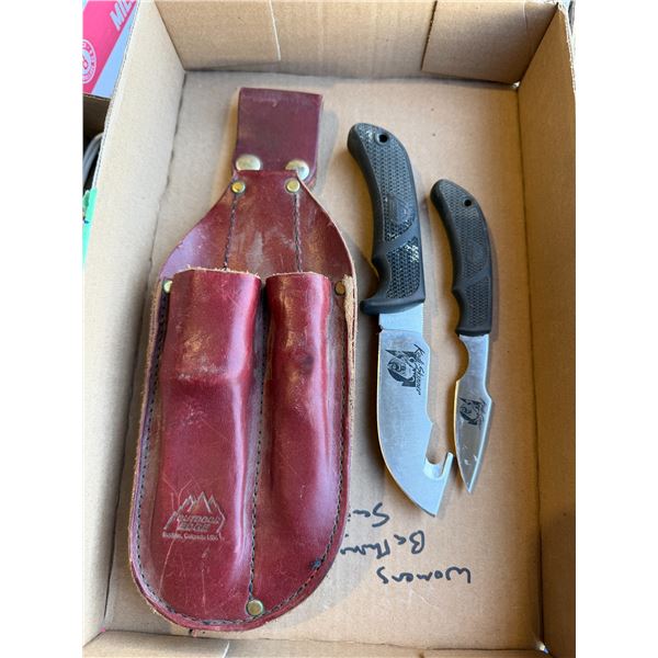 Knives and knife sheath
