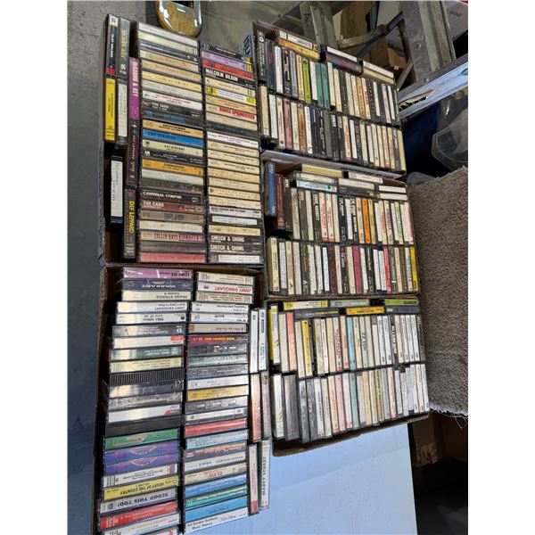 Cassettes, ZZ Top, Cinderella, Corey Hart, Eagles, Bruce Springsteen, Jimmy Swaggart, and more even 