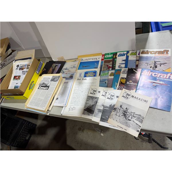Assorted magazines and newspaper clippings, etc.