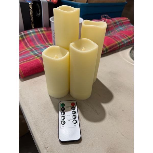 Candles with remote