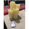 Image 1 : Candles with remote