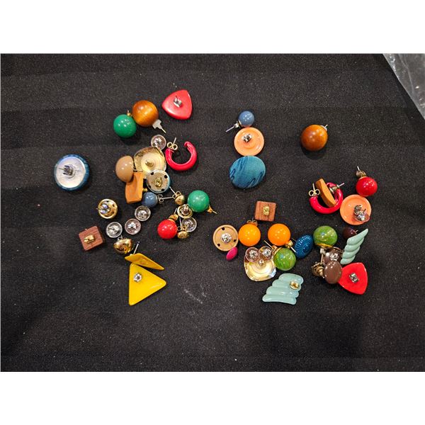Assorted clip on earrings