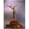 Image 1 : CHIPARUS "SLIT SKIRT" BRONZE AND IVORY SCULPTURE