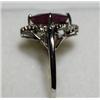 Image 2 :  Ruby & Diamond Ring - 3.10ct Ruby w/ .12ctw Dia.